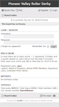Mobile Screenshot of forum.pioneervalleyrollerderby.com