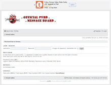 Tablet Screenshot of forum.pioneervalleyrollerderby.com